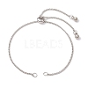Brass Slider Bracelet Makings AJEW-JB01253-02-1