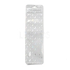Rectangle Laser Plastic Yin-yang Zip Lock Gift Bags OPP-E004-01C-D02-1
