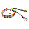 Cotton Braided Wave Pattern Cord Bracelet FIND-PW0013-002J-1