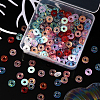 160Pcs 8 Colors Handmade Luminous & Gold Foil Lampwork Beads LAMP-CJ0001-38-6