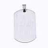 Non-Tarnish 201 Stainless Steel Quote Pendants STAS-T044-225P-2