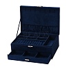 Velvet & Wood Jewelry Boxes VBOX-I001-04B-3