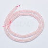 Natural Rose Quartz Beads Strands G-F631-A09-2