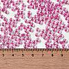 6/0 Transparent Inside Colours Glass Seed Beads SEED-P006-01A-04-4
