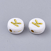 Plating Acrylic Beads PACR-R242-01K-2