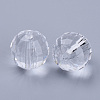 Transparent Acrylic Beads TACR-Q254-6mm-V01-3