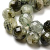 Natural Prehnite Beads Strands X-G-G457-8mm-03F-01-3
