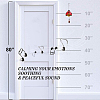 Glass Wind Chimes HJEW-WH0042-90B-4