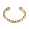 304 Stainless Steel Open Cuff Textured Bangles for Women LS-BJEW-G706-02G-2