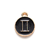 Alloy Enamel Pendants ENAM-S124-01A-08I-2