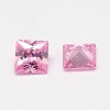 Mixed Grade A Square Shaped Cubic Zirconia Pointed Back Cabochons X-ZIRC-M004-7x7mm-3