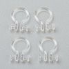 Plastic Clip-on Earring Findings KY-P001-06C-1