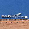 925 Sterling Silver Curb Chain Extender STER-G039-01D-S-3