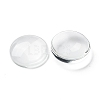 Transparent Glass Cabochons X-GGLA-R026-30mm-1