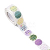 8 Patterns Easter Theme Self Adhesive Paper Sticker Rolls DIY-C060-03L-3