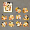 10Pcs Iridescent Musical Not Leaf PET Waterproof Self Adhesive Stickers PW-WG48407-01-1