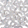 Alphabet Resin Rhinestone Patches DIY-TAC0005-45D-4