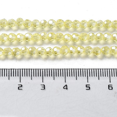 Electroplate Glass Bead Strands EGLA-R015-4mm-26-1
