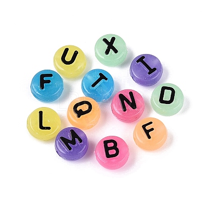 Luminous Acrylic Beads TACR-Q013-10-1