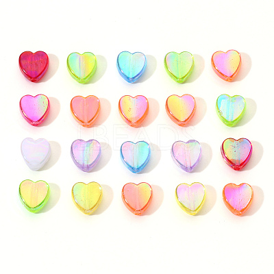 Eco-Friendly Transparent Acrylic Beads TACR-YW0001-07I-1