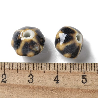 Vintage Porcelain Pumpkin Beads PORC-L080-A-1