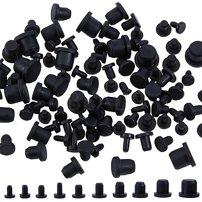 100Pcs 10 Styles Silicone Bottle Seal Plug FIND-GF0008-85-1