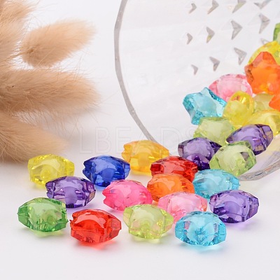 Transparent Acrylic Beads X-TACR-S091-16mm-M-1