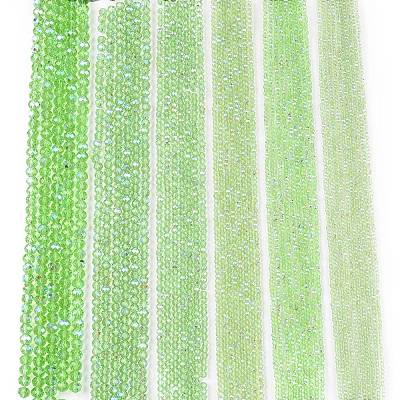 Electroplate Glass Beads Strands LS-EGLA-A044-T1mm-L09-1