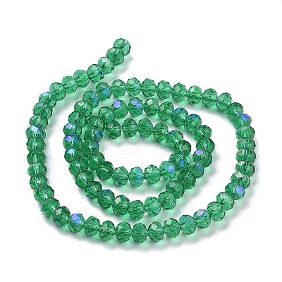 Electroplate Glass Beads Strands X1-EGLA-A034-T6mm-L12-1
