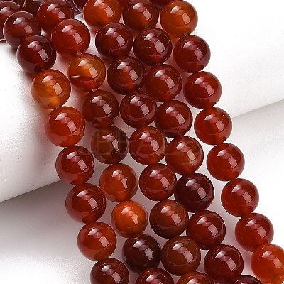 Natural Carnelian Beads Strands GG-CBA1CAF-A01-10mm-1