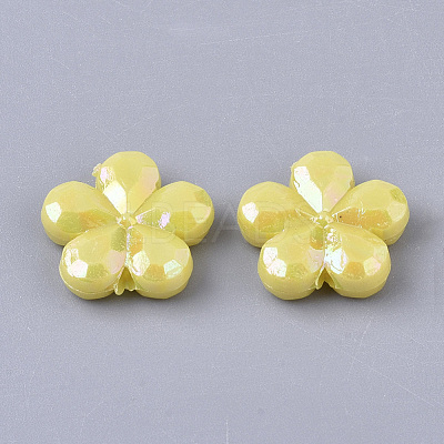 Opaque Acrylic Beads X-MACR-S299-006-1