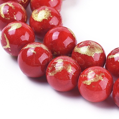 Natural Mashan Jade Beads Strands X-G-F670-A14-6mm-1