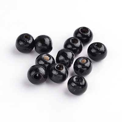 Natural Wood Beads X-YTB022-9-1