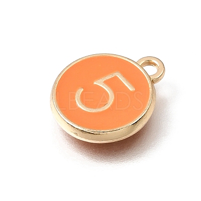 Alloy Enamel Charms ENAM-T010-07J-1
