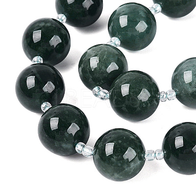 Natural Jadeite Myanmar Jade Beads Strands G-N353-07E-01-01-1