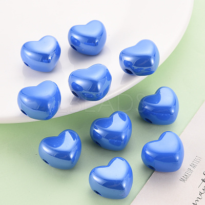 Opaque Acrylic European Beads MACR-S372-03B-86-1