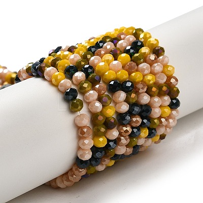 Glass Beads Strands EGLA-A034-M4mm-20-1