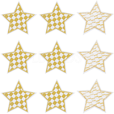 20Pcs Polyester Clothing Patches DIY-CY0002-35C-1