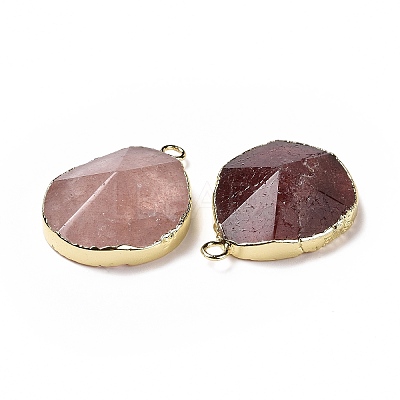 Natural Strawberry QuartzPendants G-I207-14K-G-1