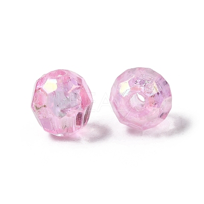 Eco-Friendly Transparent Acrylic Beads PL642-10-1