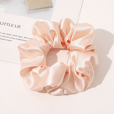 Satin Face Elastic Hair Accessories OHAR-PW0007-43R-1