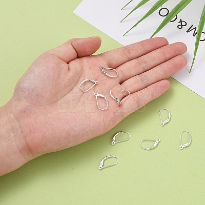 925 Sterling Silver Leverback Earrings Findings STER-M017-01S-1