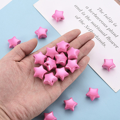Opaque Acrylic Beads MACR-S372-02B-26-1