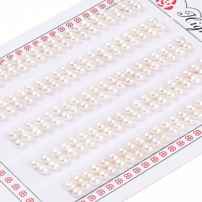 Grade 3A Natural Cultured Freshwater Pearl Beads PEAR-N018-3A-3540A-1