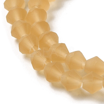 Imitate Austrian Crystal Frosted Glass Beads Strands EGLA-A039-T3mm-MD18-1