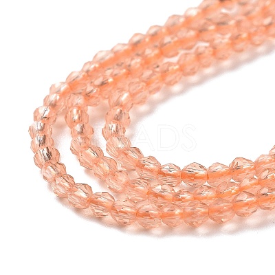 Transparent Glass Beads Strands GLAA-H021-03-03-1