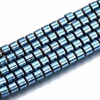 Electroplate Non-magnetic Synthetic Hematite Beads Strands G-T114-62-08-1