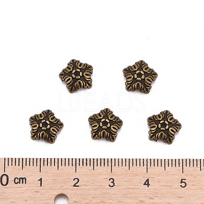 Tibetan Style Bead Caps TIBEB-A24621-AB-FF-1