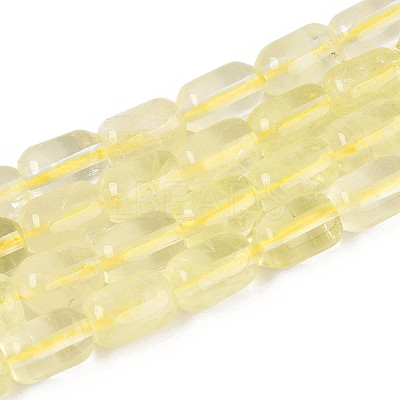 Natural Lemon Quartz(Heated) Beads Strands G-G980-52B-1