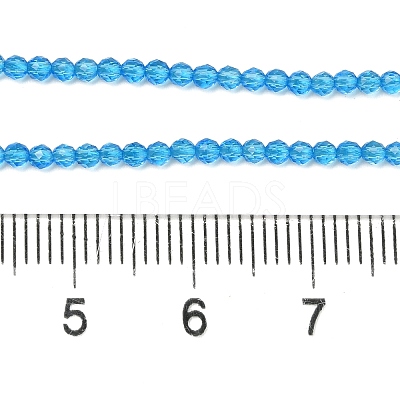 Glass Beads Strands EGLA-E057-02B-21-1